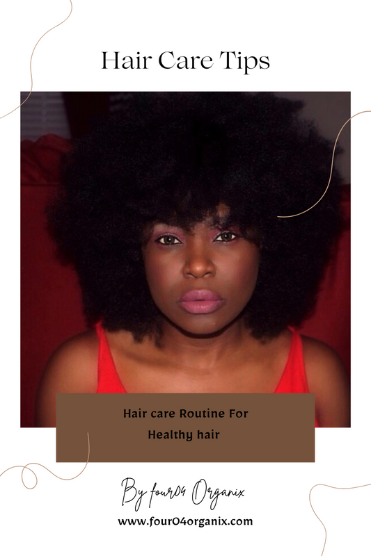 Regimen for growing & maintaining healthy hair